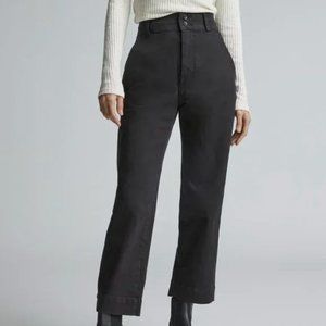 Everlane Organic Straight Leg Pant Womens Size 12 Black